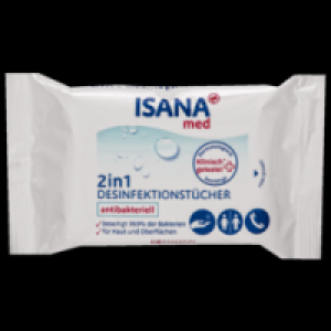 2in1 Desinfektionstücher 0.71 €