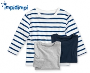 impidimpi Kleinkinder-Basic-Langarmshirts, 3 Stück 5.99 €