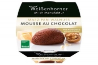 Denns Weißenhorner Mousse au Chocolat Marzipan-Walnuss
