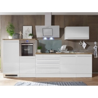 OBI Respekta  Premium Küchenzeile 320 cm Weiß HochglanzArt.Nr. 2696060