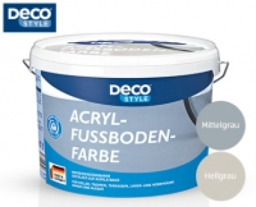 Aldi Süd  DECO STYLE®Acryl-Fußbodenfarbe, 5 l