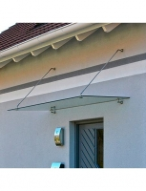 Vordach, Edelstahl, Dachneigung: 80° - 85° 349.99 €