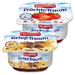 Ehrmann Fr&uuml;chte-, Vanille- oder Grie&szlig;Traum