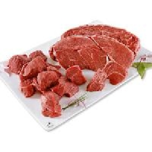 Frischer Rinderbraten oder Gulasch 5.99 €