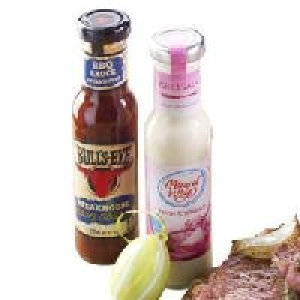 Bulls-Eye BBQ-Sauce oder Miracel Whip Grillsauce