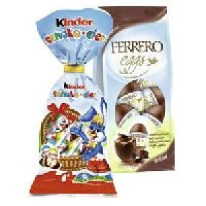 kinder Schoko-Eier oder Ferrero eggs