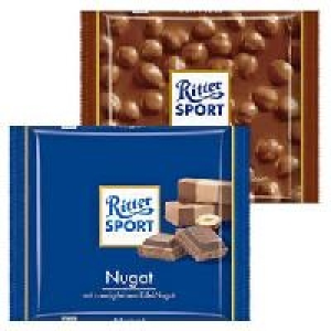 Ritter Sport Schokolade oder Bio-Schokolade 0.59&nbsp;&euro;