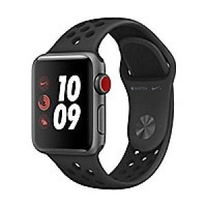 Cyberport  Apple Watch Nike+ LTE 38mm Aluminiumgehäuse Space Grau Nike Sportarmba