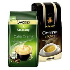 Jacobs Krönung Caffe Crema oder Dallmayr Crema DOro 8.99 €