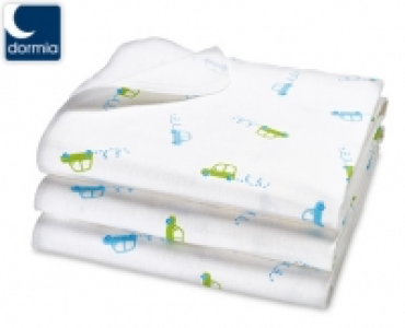 dormia 1 Molton-Betteinlage oder 3 Baby-Allzweck-Moltontücher 7.99 €