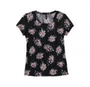 Damen-T-Shirt mit Blumenmuster 9.99 €