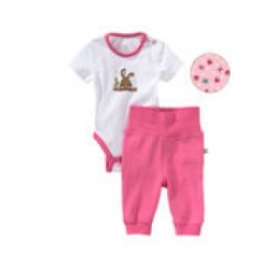 Baby-Mädchen-Set mit Hasen-Frontaufdruck, 3-teilig 7.99 €