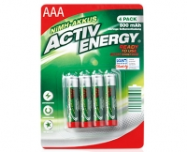 ACTIV ENERGY®NiMH-Akkus, Ready to use 3.69 €