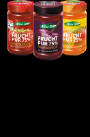 Aufstriche Frucht Pur 75 % 2.47 €
