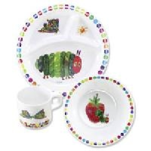 Serie Raupe Nimmersatt Fr&uuml;hst&uuml;cks-Set 12.99&nbsp;&euro;