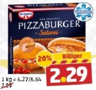 DR. OETKER Pizzaburger 2.29&nbsp;&euro;