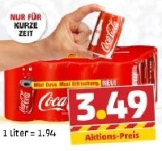 Coca-Cola Mini Dose 3.49&nbsp;&euro;