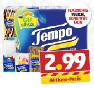 TEMPO PLUS Papier-Taschentücher 2.99 €