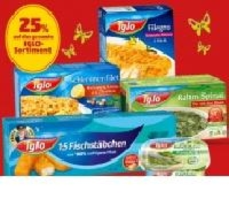 25% auf das gesamte IGLO-Sortiment