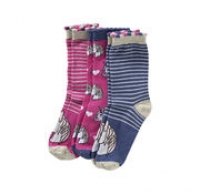 NKD  Emoji Mädchen-Socken mit Einhorn-Motiven, 3er Pack