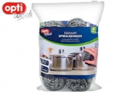 optiWisch Edelstahl-Spiralreiniger, 6 St&uuml;ck 1.49&nbsp;&euro;