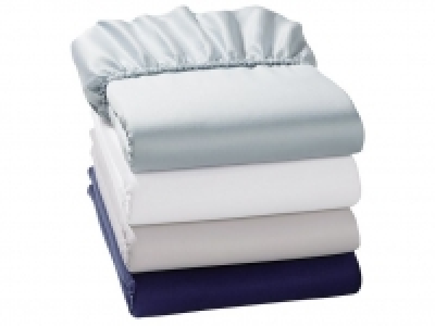 MERADISO&reg; Satin Spannbettlaken, 140-160 x 200 cm 8.99&nbsp;&euro;