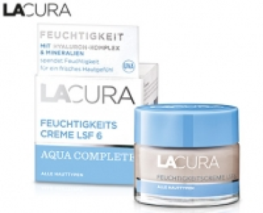 Aldi Süd  LACURA Feuchtigkeitscreme Aqua Complete, LSF 6