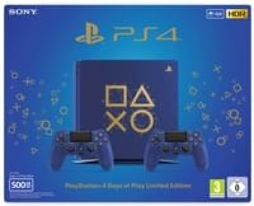 PlayStation 4 Konsole - 500GB Days of Play Limited Edition - inkl. 2