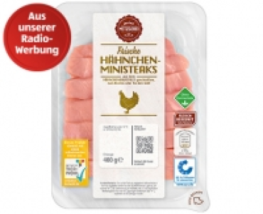MEINE METZGEREI Hähnchen-Ministeaks oder -Minutenschnitzel 1.99 €