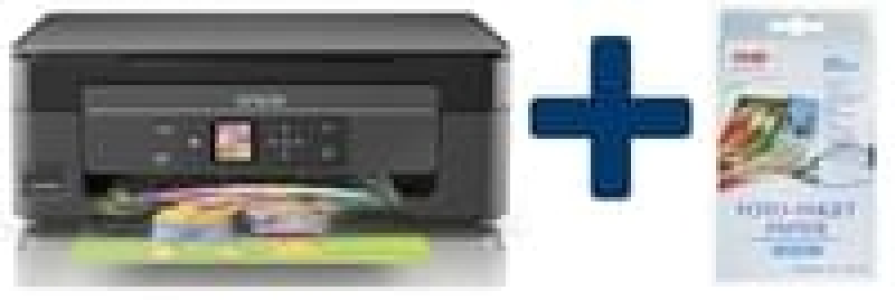 Real  Epson Expression Home XP-342 Multifunktionsdrucker schwarz + Fotopappi