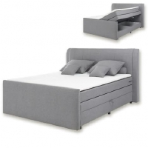 Boxspringbett EVELIN - H2 - grau - 180x200 cm 1,199.00 €