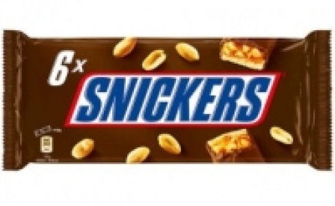 Mars, Snickers oder Twix, 6 Riegel 1.39&nbsp;&euro;