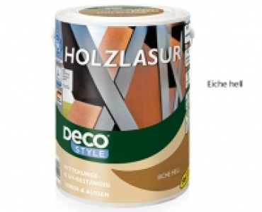 Deco STYLE®Holzlasur, 5 l 9.99 €