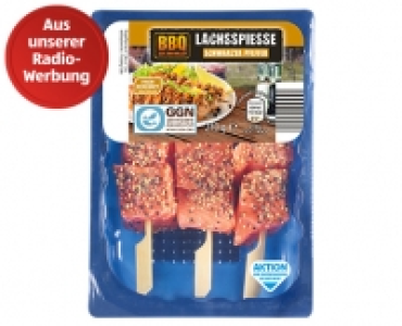 BBQ Lachsspie&szlig;e 2.99&nbsp;&euro;
