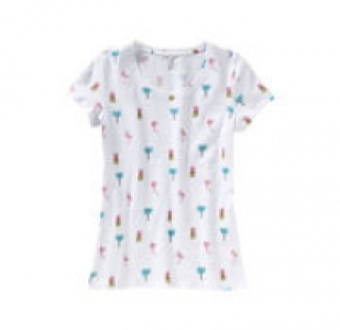 Damen-T-Shirt mit tropischem Muster 4.99 €