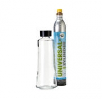 NKD  Soda Trend Glas-Flasche mit CO2-Zylinder, ca. 720ml