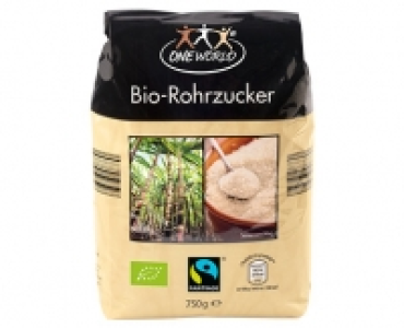 ONE WORLD®Bio-Rohrzucker 1.99 €