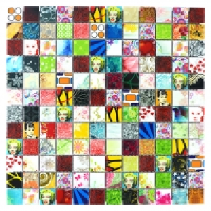 Mosaikfliese Quadrat Mix CG STAR 12.80 €