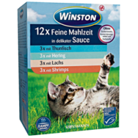 Rossmann Winston Feine Mahlzeit in delikater Sauce mit Fisch Multipack