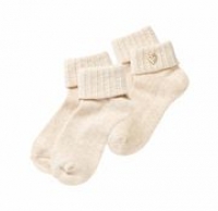 NKD  Damen-Trachten-Socken mit Leinen, 2er Pack