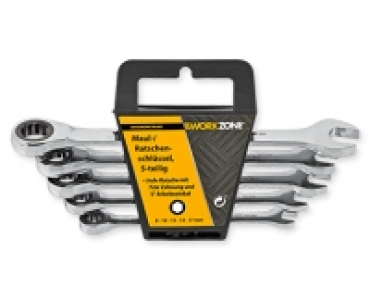 WORKZONE®Maul-/Ratschenschlüssel, 5-teilig 9.99 €