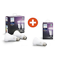 Cyberport  Philips Hue White and Color Ambiance RGBW LED E27 2+1 Erweiterungsbund
