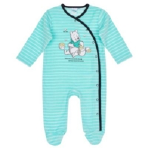 Plus  Winnie the Pooh Baby Schlafoverall - Jungen: weiß türkis Gr. 74/80