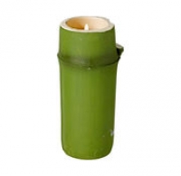 NKD  Teelichhalter mit toller Bambus-Optik, ca. 7x6x9,8cm