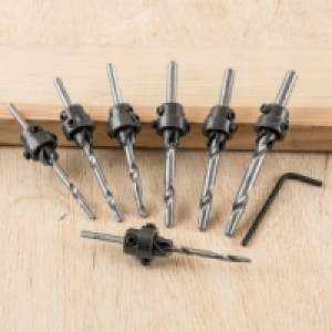 Holzbohrer mit Versenker-Set 7tlg. 3.99 €