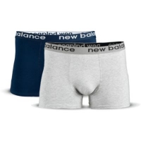 Plus  New Balance Boxer Shorts 2er blau/grau Gr. XXL