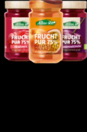 Aufstriche Frucht Pur 75 % 2.47 €