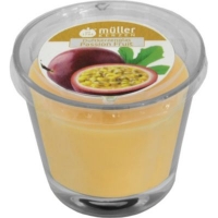 Plus  Müller Duft-Kerzen tropische Früchte Glas 80/90mm orange/passion fruit