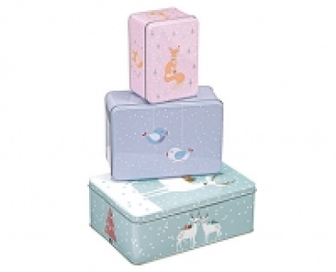 CASA Deco Weihnachtsdosen-Set, 3-teilig 3.99 €