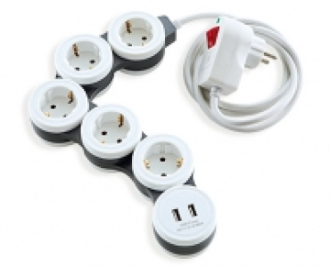 EASY HOME®Wendige Steckdosenleiste 11.99 €